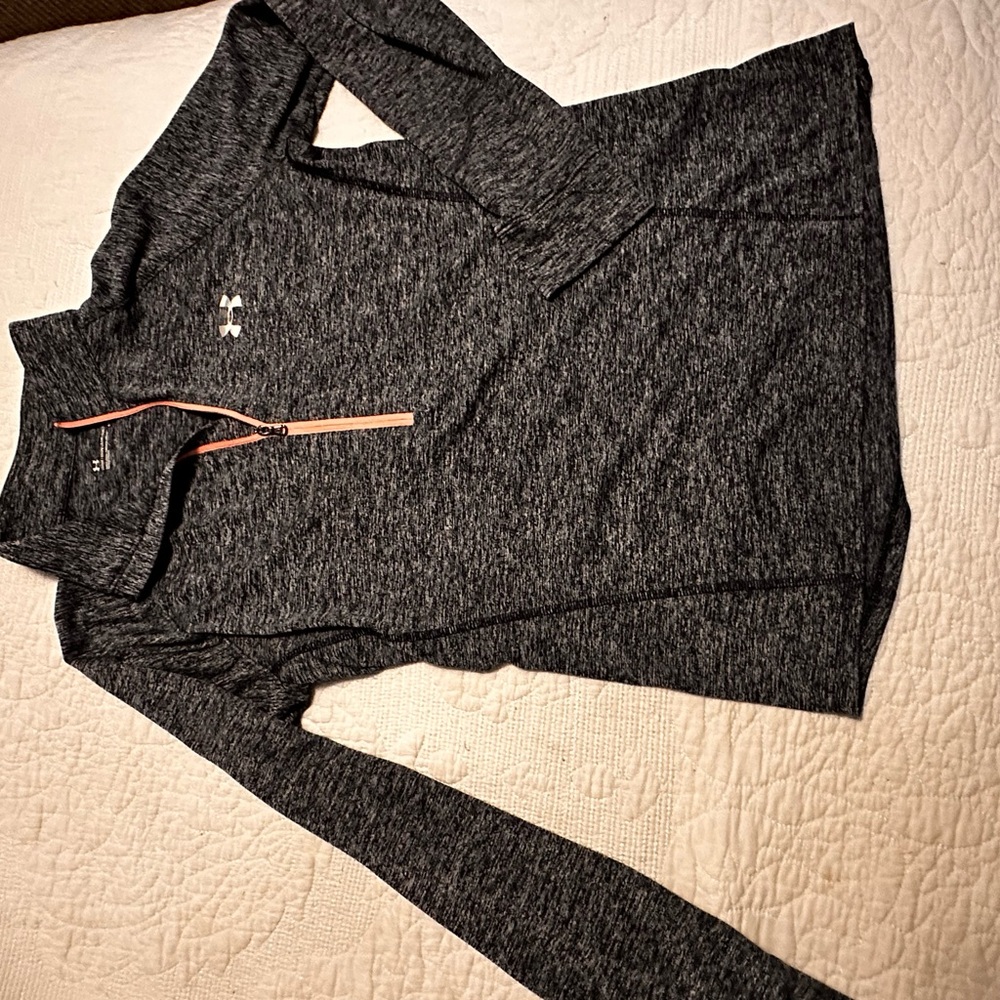Under Armour Women's Gray Quarter-Zip Top